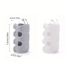 2pcs Shower Head Suction Cup Holder, Adjustable Wall Mount Silicone Shower Head Bracket, Bathroom Accessories