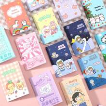 20 piezas de mini libretas de bolsillo con diseños de dibujos animados sencillos, con 16 hojas en su interior, ideales como recompensas/regalos para niños y estudiantes. Mini libretas, regalos para estudiantes, regalos para niños, libretas para niños, libretas para niñas, libretas al por mayor, juguetes para niñas, mini libretas, juguetes para niñas, regalos para pajes, libretas para niños, mini libretas