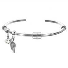 Customized Women's Tree Leaf Bracelet With April Birthstone White Crystal, Personalized Engraved Name & Date, Gold/Silver Stainless Steel Bohemian Elegant Bracelet, Mother's Day Gift