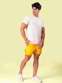 Men's T-Shirt In Viscose And Linen - Slim Fit - OFFER - 白色 - 查看 4