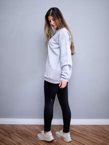 Women Sweatshirts - 灰色 - 查看 4