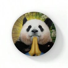 58mm Hoạt hình Dễ thương Đầy màu sắc Panda Nút Ghim Tôi yêu Panda Trái tim Trâm Cài Áo Huy hiệu Ba lô Phụ kiện Phần thưởng cho trẻ em Quà tặng bạn bè - 58mm - Xem 41