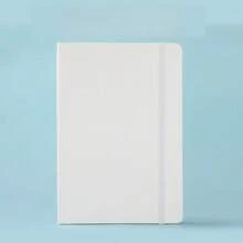 1A5 Skin-Feel PU Leather Business Meeting Record Book Office Student Diary 100 Sheets 200 Pages Soft Cover Thick Book Work Notebook Suitable For Men And Women Office School Writing Family Thickened Horizontal Line Diary (Without Stickers) Back To School