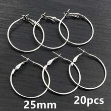 20个15-30毫米圆形耳环DIY首饰制作配件 - Earring hoops - 查看 23