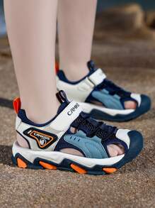 1 Pair Boys' Summer Closed Toe Sandals, Kids Sports Closed Toe Sandals