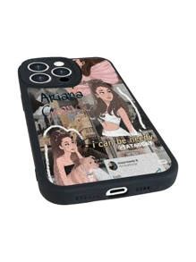 1 件定制皮革手机壳，适用于 14，可印照片、卡通人物或偶像形象，是送给情侣、家人的独特礼物 - 彩色 - 查看 7