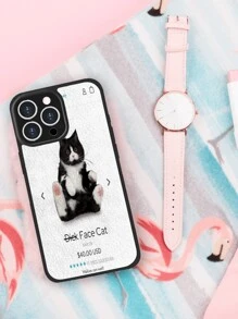 1 件定制皮革手机壳，适用于 14，可印照片、卡通人物或偶像形象，是送给情侣、家人的独特礼物 - 彩色 - 查看 3