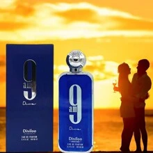 9AM/9PM By Diviloo Perfumes Fragrance, Mens Cologne 3.4 EDP Bundle Perfume, Premium Lasting Perfume, Eau De Parfum For Men Spray, 2 Count - 藍色 - 查看 3