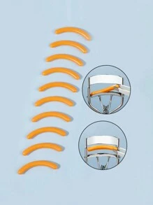 10pcs Eyelash Curler Refill Strip Rubber Curler Replacement Refill Pad For Universal Eyelash Curler - Multicolor - View 7