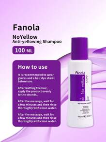 Fanola Anti-Yellowing Shampoo 100ml/350ml - Anti-yellowing Shampoo 100ml - View 4