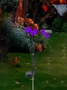 LED 太阳能眼球灯、户外庭院通道灯、发光节日装饰灯串