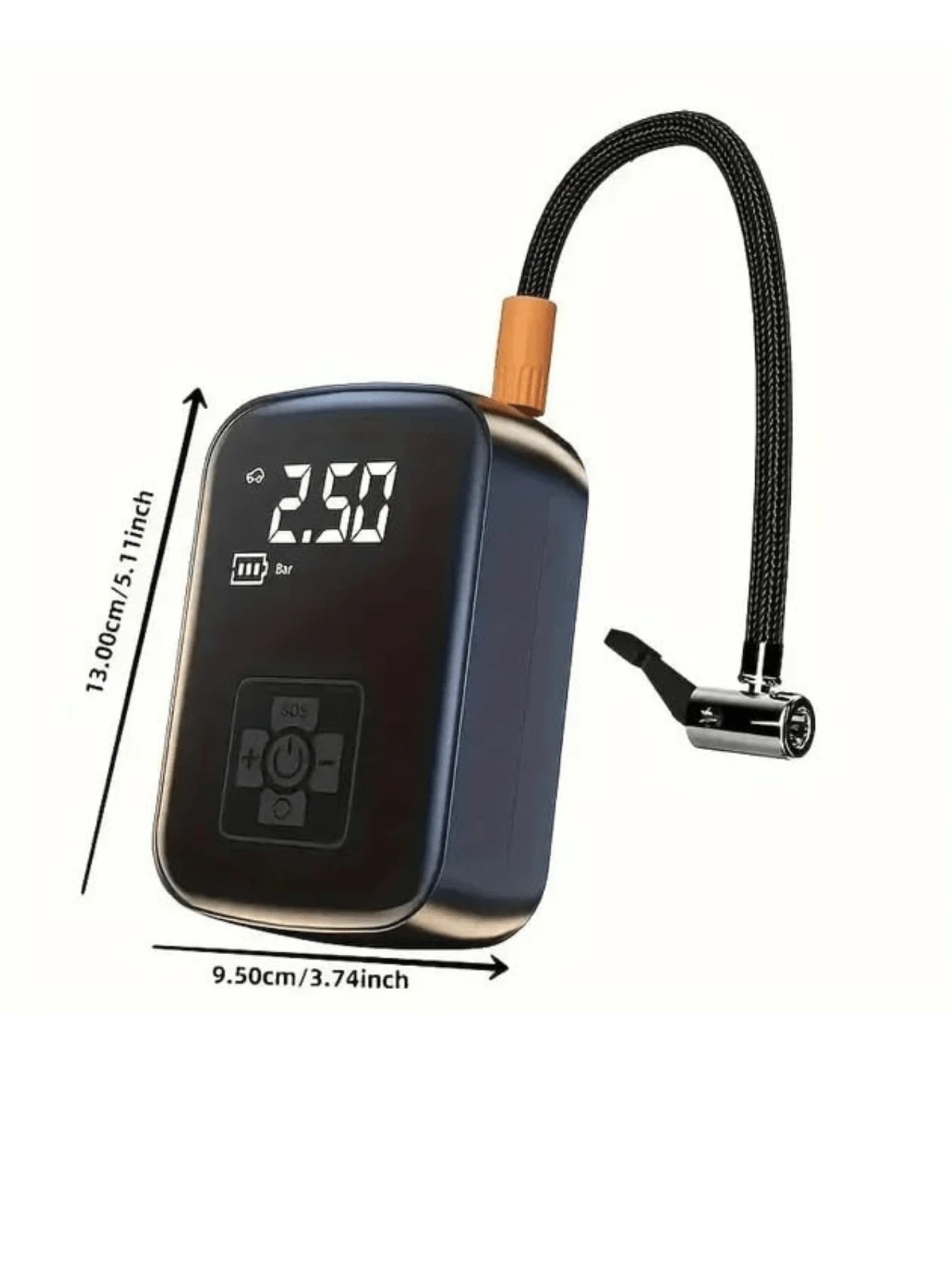 Multi functional wireless automobile air compressor automobile tire
