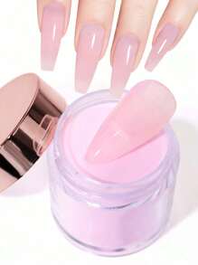 10克/罐 Y2K 粉色亚克力粉 12色专业雕刻水晶粉，适用于美甲延长和造型，无需灯固化，亚克力按压指甲