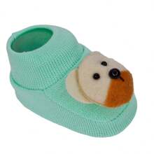 Baby Slipper Sock Booties 3D Bottini Bear Varies Color - màu xanh lá - Xem 5