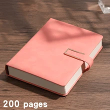 Cuaderno con tapa blanda encuadernado en de tamaño A5 con estilo vintage y marcador - Útiles escolares, perfecto para reuniones de negocios y vida universitaria, suministros esenciales para la mochila, planificador 2025 de regreso a la escuela