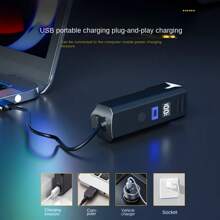 KENSUN 1pc 4 Light Modes Outdoor Night Riding Strong Light Bicycle Handlebar Front Bike Light IPX6 Waterproof USB Rechargeable Bike Lamp - Black - View 5