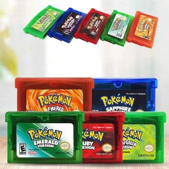 pokemon Kerstdecoratie 32 Bit Videogame Cartridge Consolekaart Voor GBA-serie Glazed Snakewood Flora Engelse taal De eerste editie