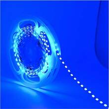 一卷1-5米/(3.28-16.4英寸)5V 2835白、暖、蓝、紫、绿LED灯带，由电池盒供电，高亮度LED灯珠，耐用，低压LED灯带，适用于圣诞节装饰、万圣节装饰、派对装饰、厨房、卧室、走廊、楼梯、客厅、酒吧、工作台（不含电池） - 電池盒單色燈帶 - 查看 21