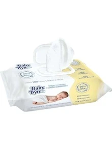 Kit Toalha Umedecida Babybyn RN | 4 Pacotes | 400 Unidades - Branco - Visão 2