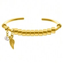 Customized Name Tree Leaf Bracelet For Women, April Birthstone White Crystal, Personalized Engraved Date & Name, Gold Or Silver Stainless Steel Bohemian Elegant Bracelet, Mother's Day Gift