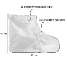Disposable Plastic Booties For Inoven Foot Spa 100 Units - 白色 - 查看 4