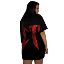 Blusa Brillos Corridos Tumbados Ct Natanael Junior H - Negro - Ver 1