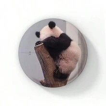 58mm Hoạt hình Dễ thương Đầy màu sắc Panda Nút Ghim Tôi yêu Panda Trái tim Trâm Cài Áo Huy hiệu Ba lô Phụ kiện Phần thưởng cho trẻ em Quà tặng bạn bè - 58mm - Xem 16