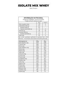 Isolate Mix Whey Best Protein - Refill 900g - A High-Quality Supplement With A High Concentration Of Protein That Offers The Best In Sports Nutrition And Accelerated Recovery: Helps Reduce Post-Workout Recovery Time, Allowing You To Return To Your Best Performance Sooner Fast. Increased Muscle Mass: Provides The Nutrients Necessary For The Growth And Maintenance Of Lean Muscle Mass. Immune System Support: With Added Vitamins And Minerals, Promotes A Healthy Immune System. Versatile And Practical: 900 G Refillable Packaging, Perfect For Refilling Your Pot And Taking Anywhere. - 巧克力 - 查看 2