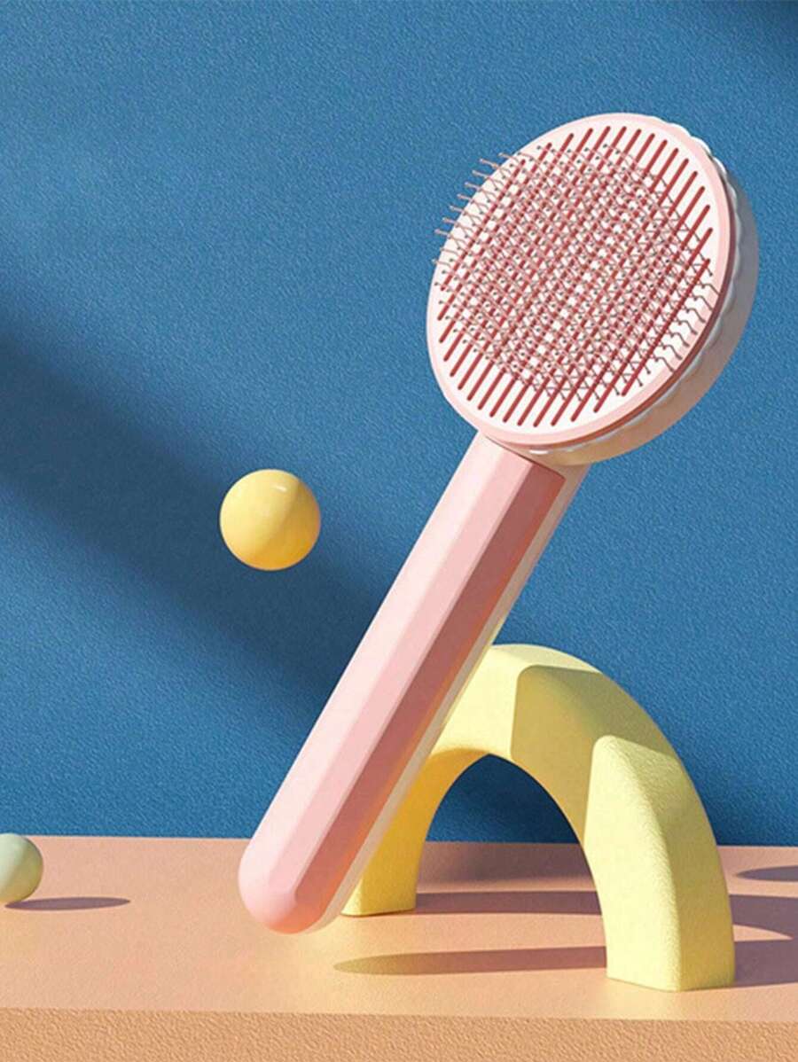 Cat Brush Dog Combet Grooming Brushes For Cats Self Cleaning Slicker