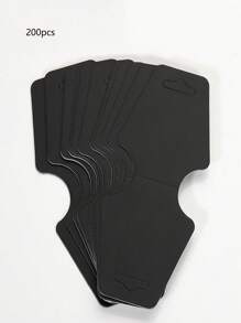 25/50/100/200pcs Jewelry Display Cards Paper Necklace Bracelet Hair Tie Storage Holder