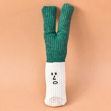 Brinquedos de Pelúcia em Formato de Alho, Cogumelo, Cebola, Brinquedos de Entretenimento para Cachorros, Brinquedos com Apito, Brinquedos de Companhia para Cachorros