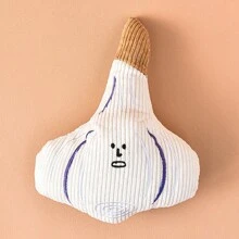 Brinquedos de Pelúcia em Formato de Alho, Cogumelo, Cebola, Brinquedos de Entretenimento para Cachorros, Brinquedos com Apito, Brinquedos de Companhia para Cachorros