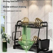 Giá Để Bát Đĩa Lớn 2 Tầng Có Khay Nhỏ Giọt - Dụng cụ nhà bếp đa chức năng để đựng đĩa, dao kéo và đồ dùng - Giá phơi bát đĩa có cấu trúc bằng nhựa/kim loại bền để sấy bát đĩa trong không khí - Nhiều màu - Xem 4