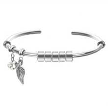 Customized Women's Tree Leaf Bracelet With April Birthstone White Crystal, Personalized Engraved Name & Date, Gold/Silver Stainless Steel Bohemian Elegant Bracelet, Mother's Day Gift