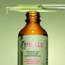 Mielle Organics Rosemary Mint Scalp & Hair Strengthening Oil For All Hair Types, 2 Ounce - Pack Of Two - Hương thảo bạc hà - Xem 2