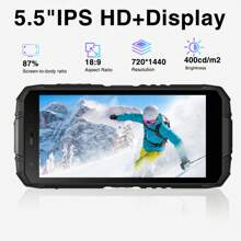 DOOGEE S41 MAX Rugged Smartphone 2024, 16GB + 256GB/SD 1TB Android 13 Rugged Phone Unlocked, Rugged Cell Phone 6300mAh, 5.5" HD+, 4G Dual SIM, IP69K Waterproof Mobile Phone, NFC/WiFi/OTG - Black - View 3