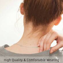 3/90 件女士不锈钢项链延长链 耐用坚固可拆卸项链手链脚链延长饰品制作链