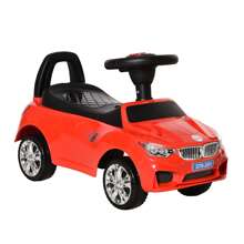 Macchinina per Bambini Cavalcabile con Volante, Fari e Musiche Integrate, Età 18-36 Mesi, 63.5x28x36cm - Rosso - Visualizzare 3