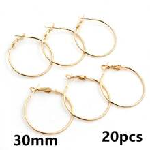 20个15-30毫米圆形耳环DIY首饰制作配件 - Earring hoops - 查看 15