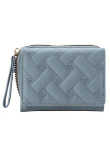 Woman Card Holder Small Ladies Purses Mini Clutch Card Holder Trifold Short Purse Wallet Small Pink