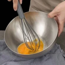 1 件不锈钢沙拉碗、水果碗、拉面碗、水果和谷物小吃开胃菜碗、冷面碗、厨房、圣诞礼物、学校用品 - 彩色 - 查看 7