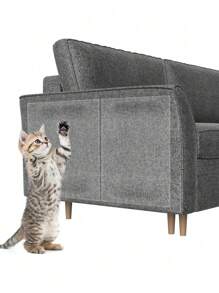 PVC Clear Anti-Scratch Protector, Matte Removable Anti-Scratch Sofa Sticker, Durable Furniture Sofa Protector, Cat Scratching Post, Cat Supplies - Multicolor - View 10