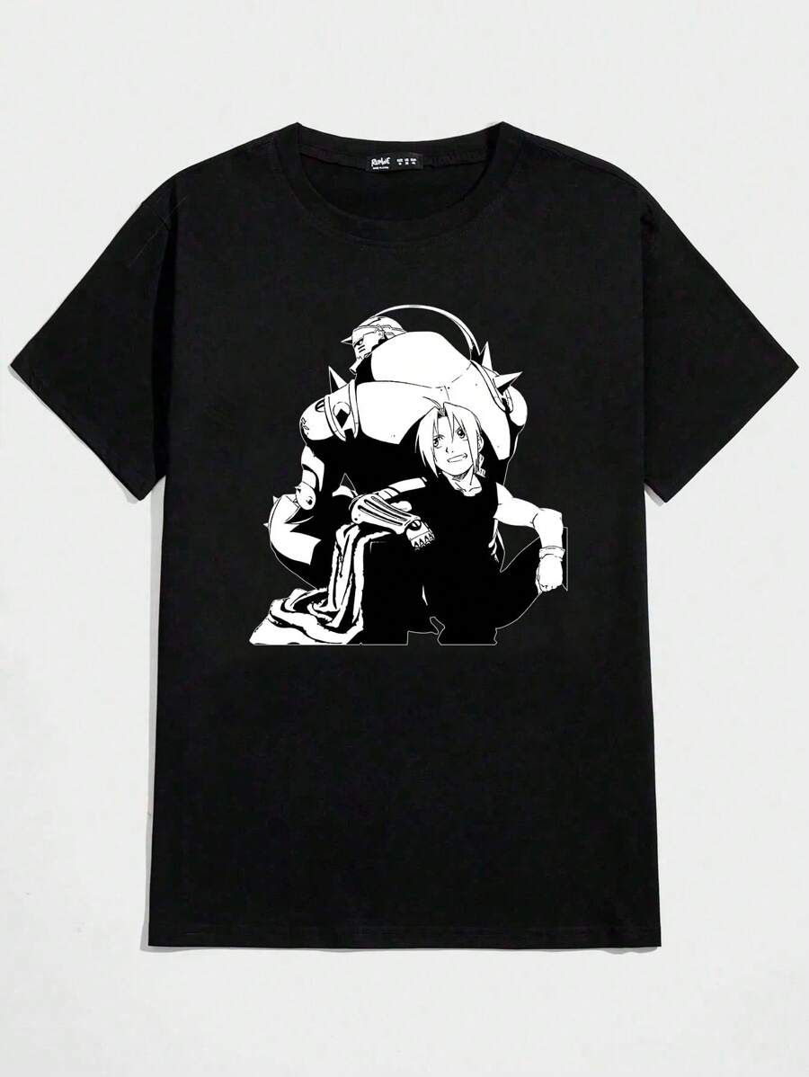 Anime Brotherhood T-Shirt Unisex 100% Cotton Streetwear Launch Shipping Various Colors!! - màu đen - Xem 1