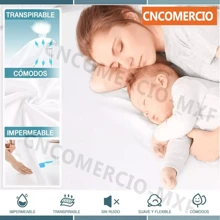 Matrimonial Protector De Colchón Impermeable Transpirable - Gris - Ver 7