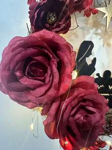 Luminous Virgin Mary Joseph Jesus Nativity Holy Jesus Christmas Wreath New Style - Multicolor - View 7