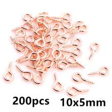 200 件小眼形别针 眼形别针 挂钩 孔眼 螺纹 DIY 珠宝制作配件 - Eyelets - 查看 33