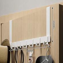 1pc Over The Door Hanger With Hook, Easy To Install, No Need To Punch Holes Hanging Metal Over The Door Hanger, For Hats, Keys, Home Space Saving Storage, For Entrance, Bathroom, Bedroom, Home, Dormitory,His Comments, Hanging His Bag, Hangers, Interests, Relationships, Wall Shelves, Wall Hangers, Adhesives, Door Hooks, Wall Stickers, Comments