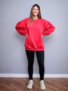 Women Sweatshirts - Đỏ - Xem 2