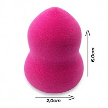 Kit 24 Makeup Sponges Base Concealer Powder Contour Colorful Anatomical Body - Nhiều màu - Xem 4