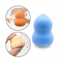 Kit 24 Makeup Sponges Base Concealer Powder Contour Colorful Anatomical Body - Nhiều màu - Xem 2